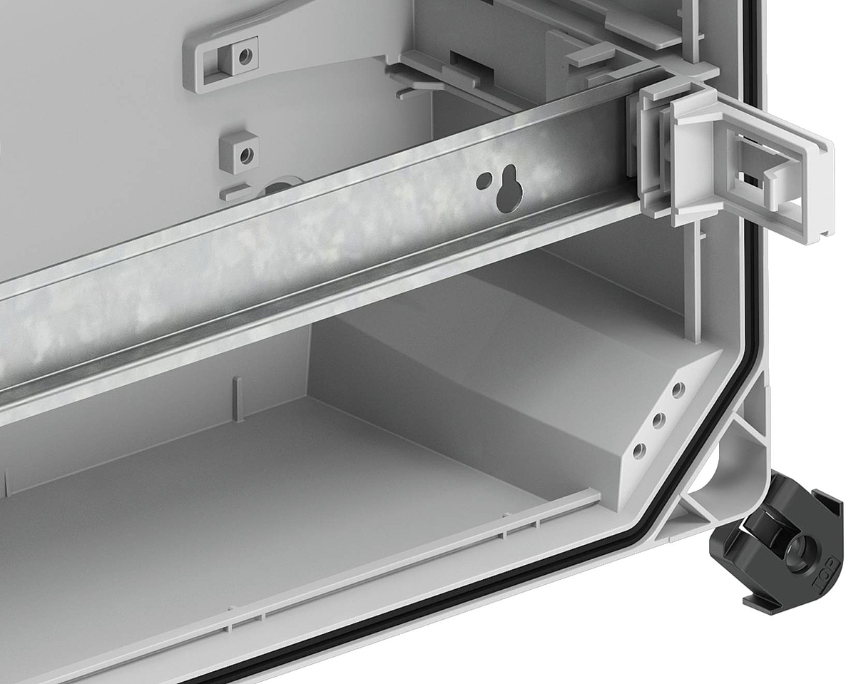 [Translate to Schwedisch:] Funktionales Einbausystem für Gehäuse